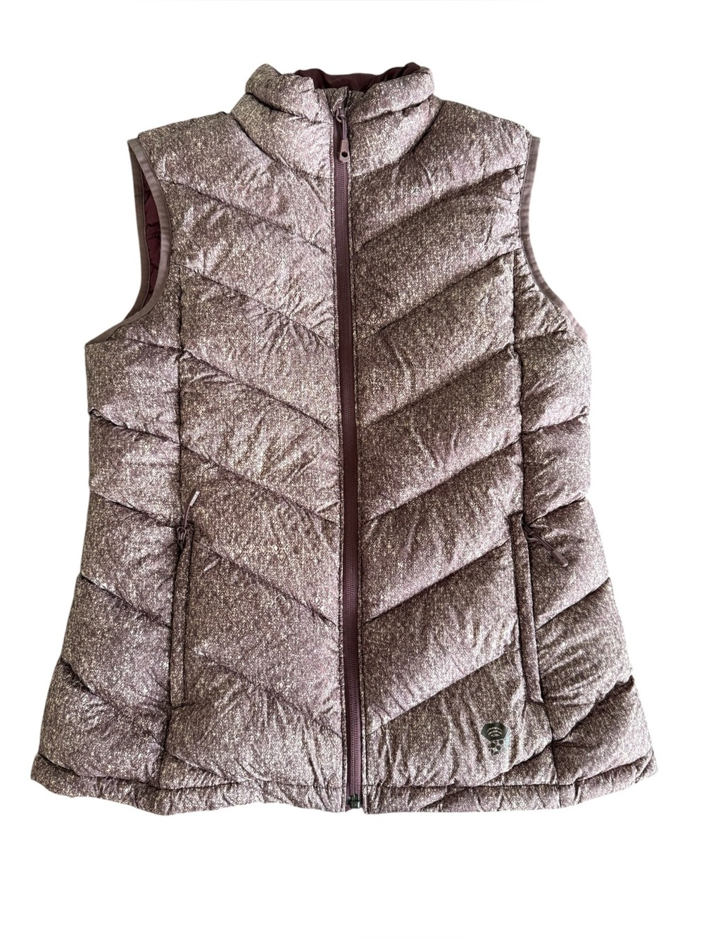 Mountain Hardwear Ratio Down Vest Medium M Purple Plum Puffer Q Shield 650 Fill